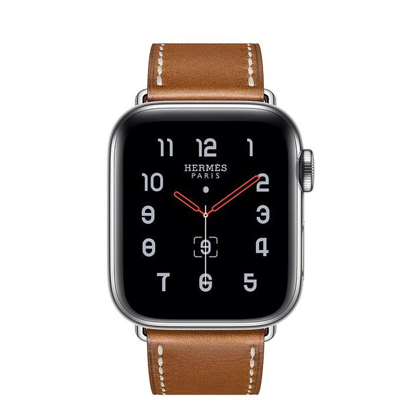 Apple Watch Series 5 - Stainless Steel - Hermes Single Tour - Clove 