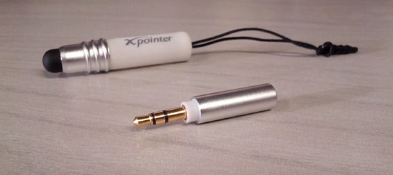 Give your Android or iPhone a laser pointer via the 3.5mm earphone jack
