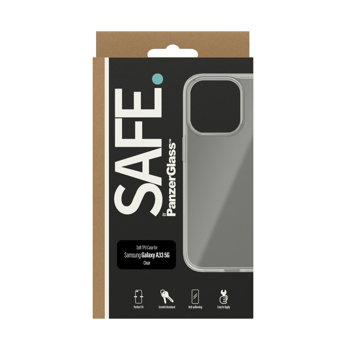 PanzerGlass SAFE. mobile phone case for Galaxy A33 (5G) in Transparent