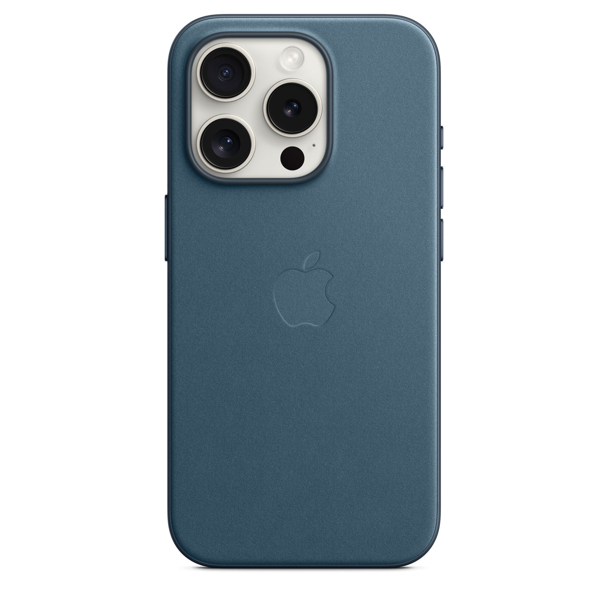Apple MT4Q3ZM/A - FineWoven Case with MagSafe for iPhone 15 Pro in Pacific Blue