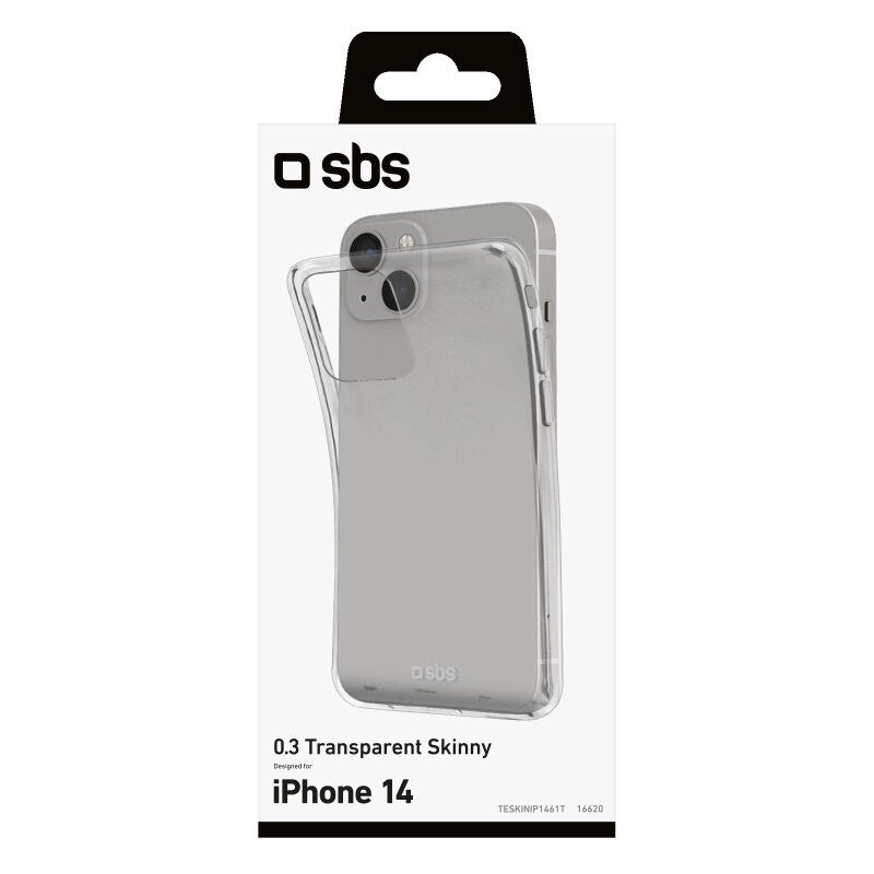 SBS Skinny mobile phone case for iPhone 14 in Transparent