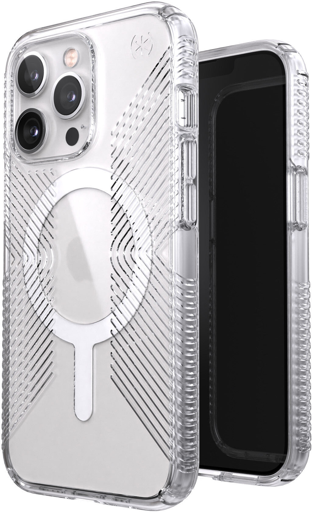 Speck Presidio Perfect Clear Grip with MagSafe for iPhone 13 Pro in Transparent