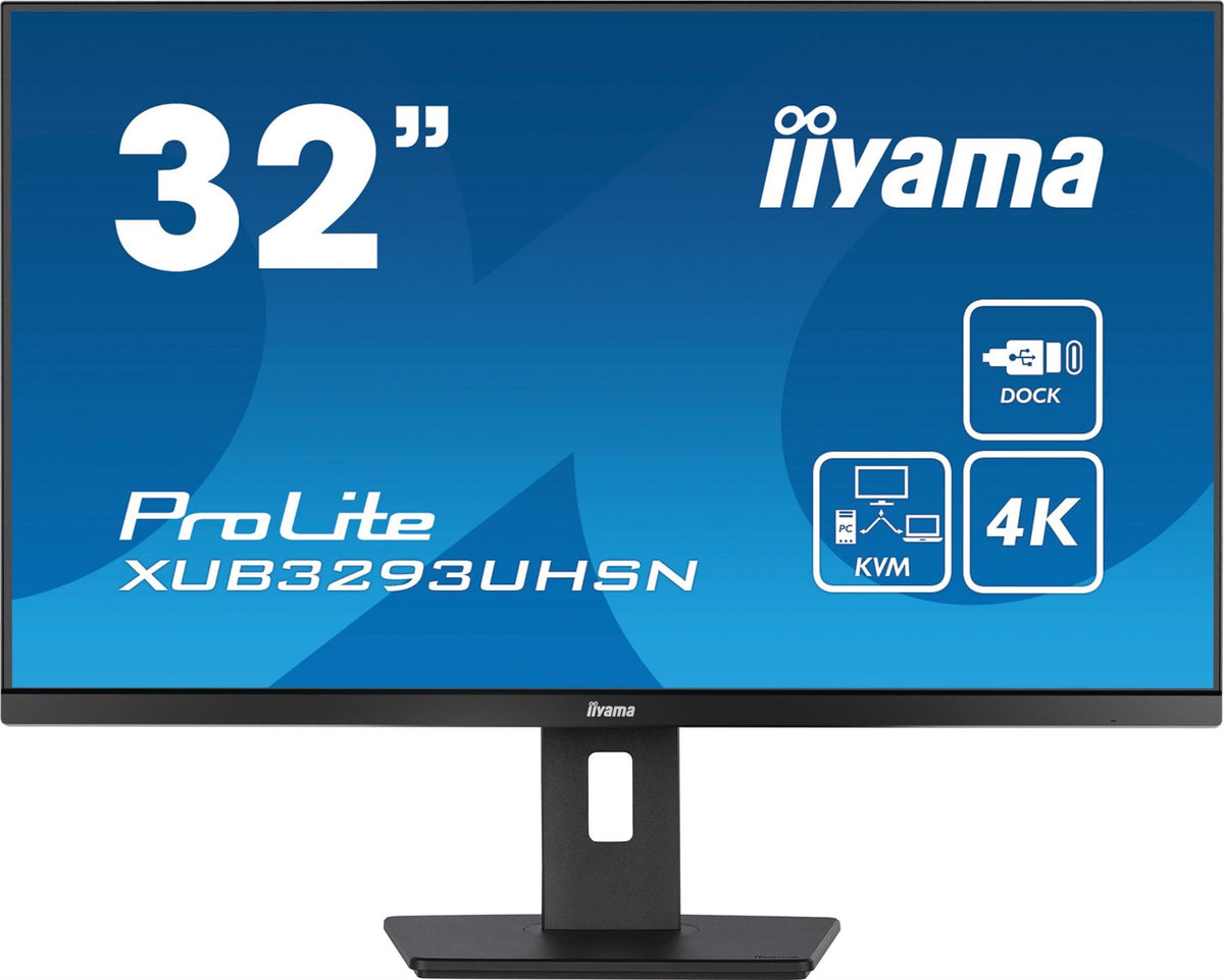 iiyama ProLite XUB3293UHSN-B5 computer monitor 80 cm (31.5&quot;) 3840 x 2160 pixels 4K Ultra HD LCD