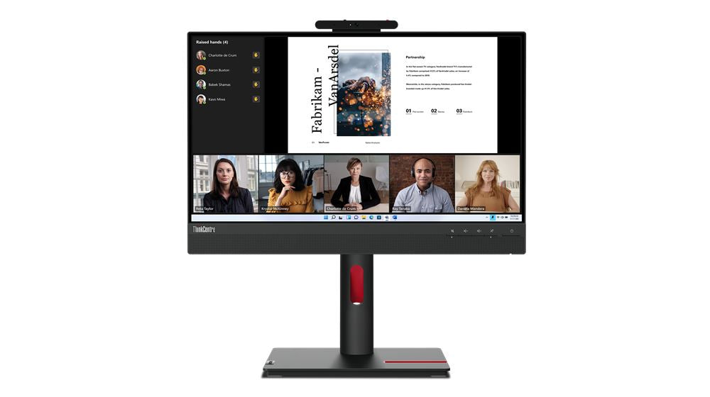 Lenovo ThinkCentre Tiny-In-One 22 LED display 54.6 cm (21.5&quot;) 1920 x 1080 pixels Full HD Touchscreen