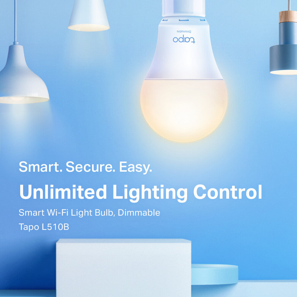 TP-Link Tapo Smart Wi-Fi Lightbulb - Dimmable - B22