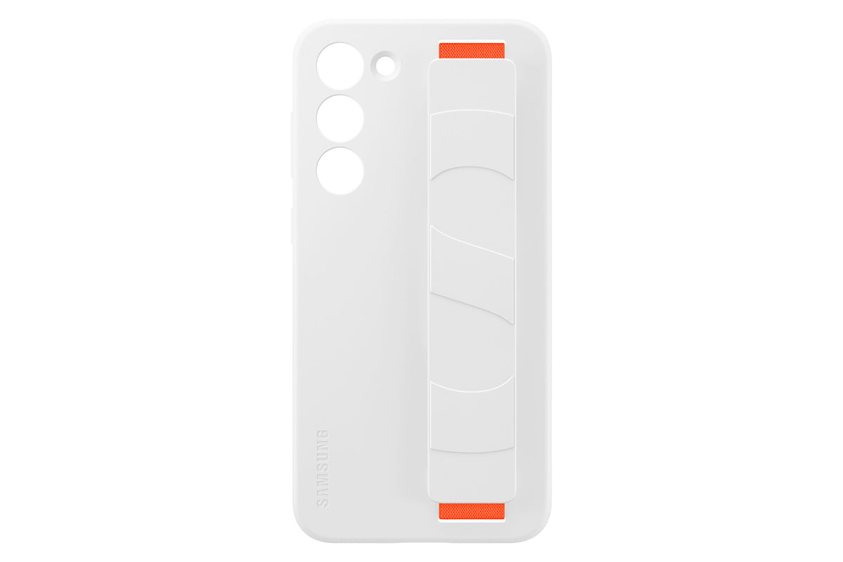 Samsung Silicone Grip Case for Galaxy S23+ in White