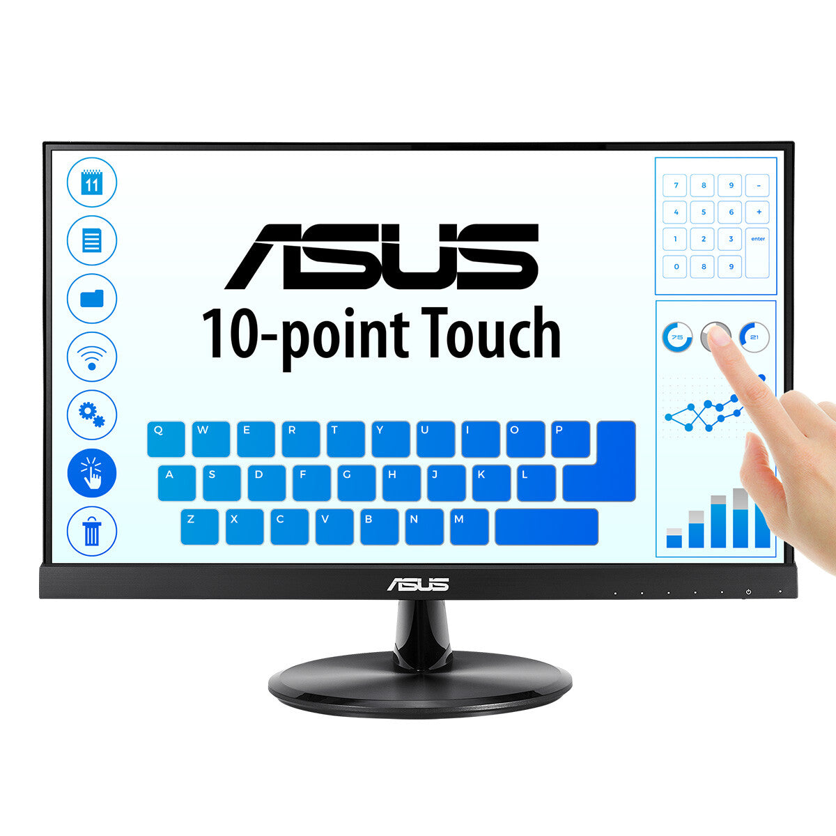 ASUS VT229H - 54.6 cm (21.5&quot;) - 1920 x 1080 pixels FHD LED Touchscreen Monitor