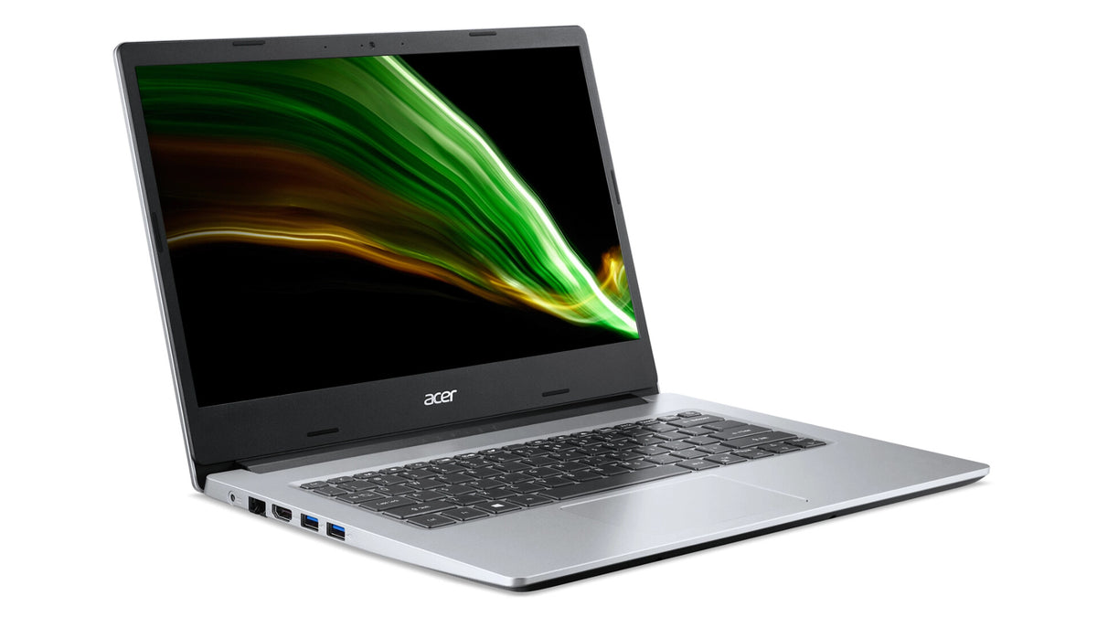 Acer Aspire 1 A114-33-P039 Laptop - 35.6 cm (14&quot;) - Intel® Celeron® N6000 - 4 GB DDR4-SDRAM - 256 GB SSD+eMMC - Wi-Fi 6 - Windows 11 Home in S mode - Silver