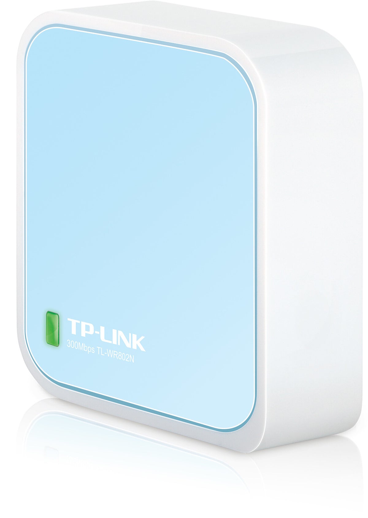 TP-Link TL-WR802N - Fast Ethernet Single-band (2.4 GHz) wireless router in Blue / White