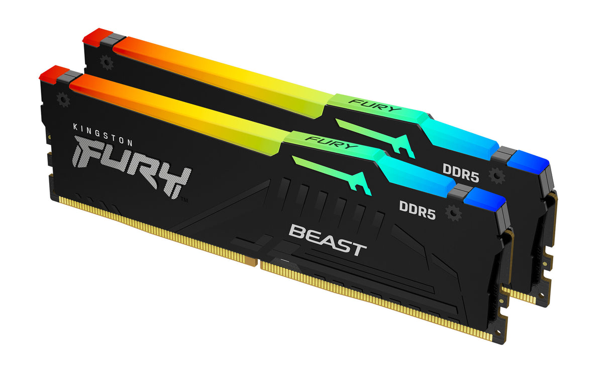 Kingston Technology FURY Beast RGB - 32 GB 2 x 16 GB 5200MT/s DDR5 memory module