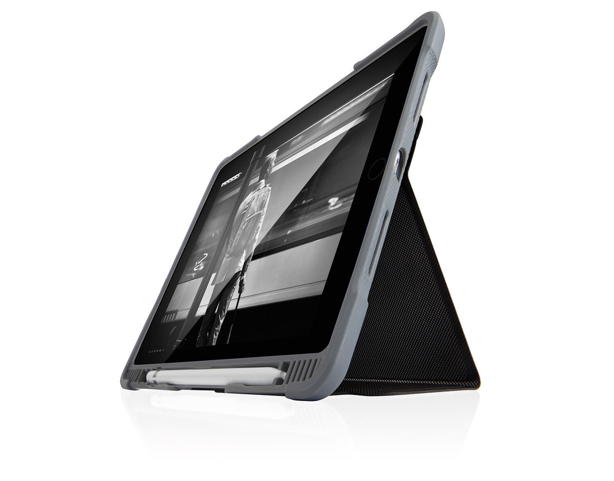 STM Dux Plus Tablet Case for 9.7&quot; iPad in Black / Grey