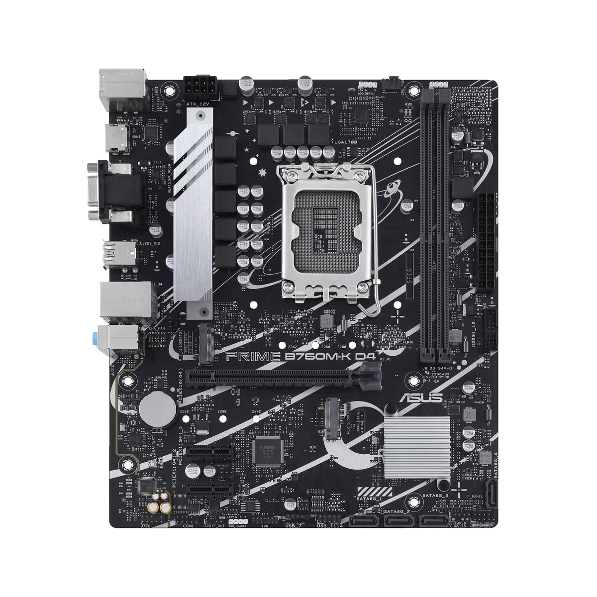 ASUS PRIME B760M-K D4 micro ATX motherboard - Intel B760 LGA 1700
