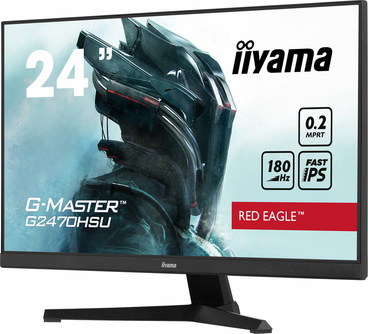 iiyama G-MASTER G2470HSU-B6 - 60.5 cm (23.8&quot;) - 1920 x 1080 pixels Full HD LCD Monitor