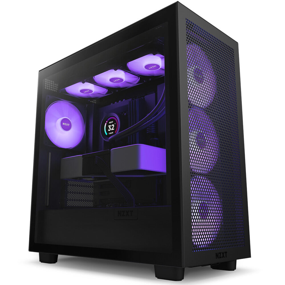 NZXT H7 Flow RGB (2023) - ATX Mid Tower Case in Black