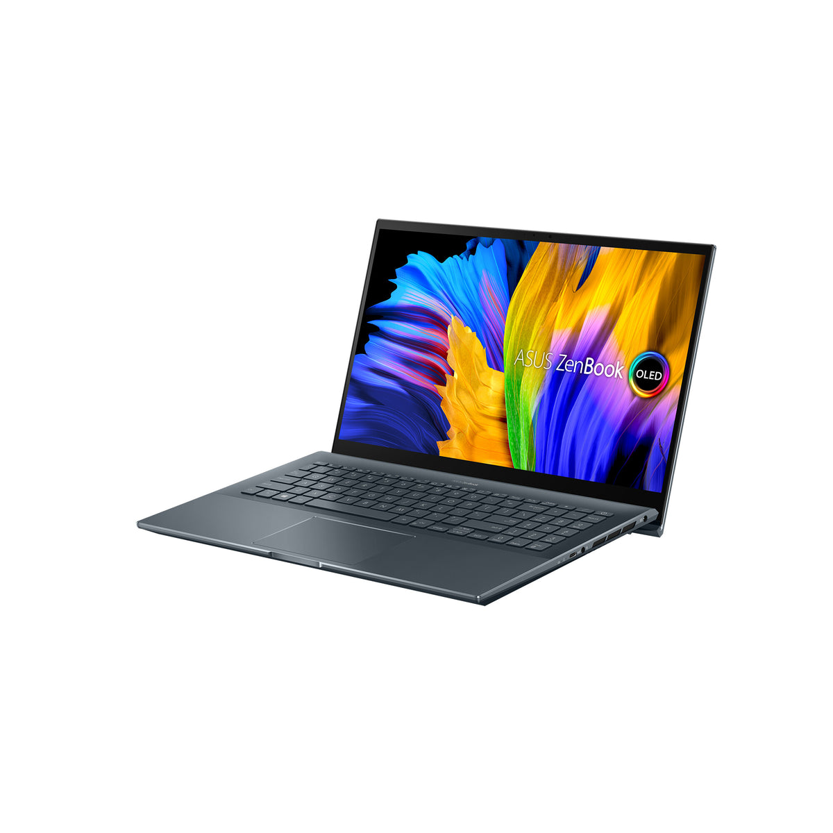ASUS Zenbook Pro 15 OLED Laptop - 39.6 cm (15.6&quot;) - Touchscreen - AMD Ryzen™ 7 5800H - 16 GB LPDDR4x-SDRAM - 512 GB SSD - Wi-Fi 5 - Windows 11 Home - Grey