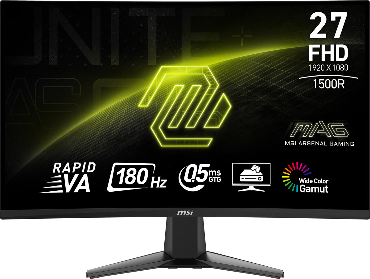 MSI MAG 27C6F - 68.6 cm (27&quot;) - 1920 x 1080 pixels FHD LCD Monitor