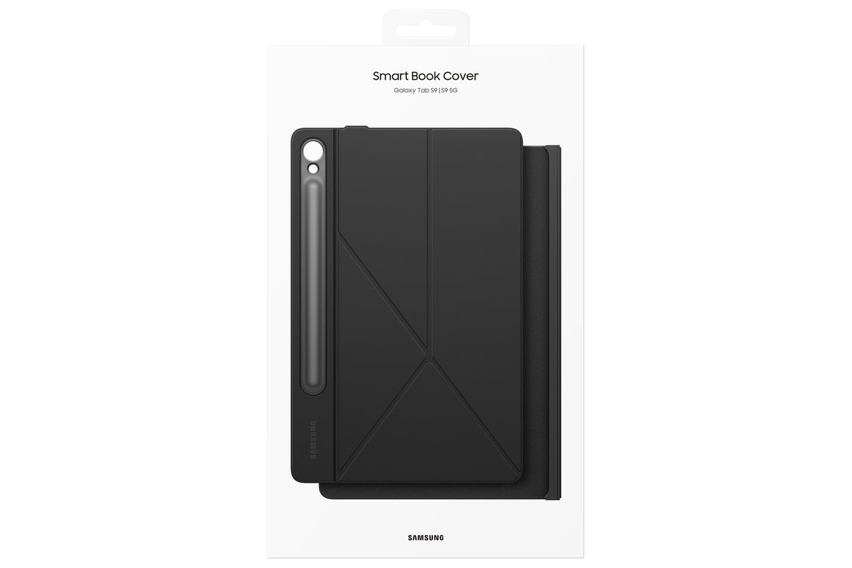 Samsung Smart Book Cover for Galaxy Tab S9 in Black