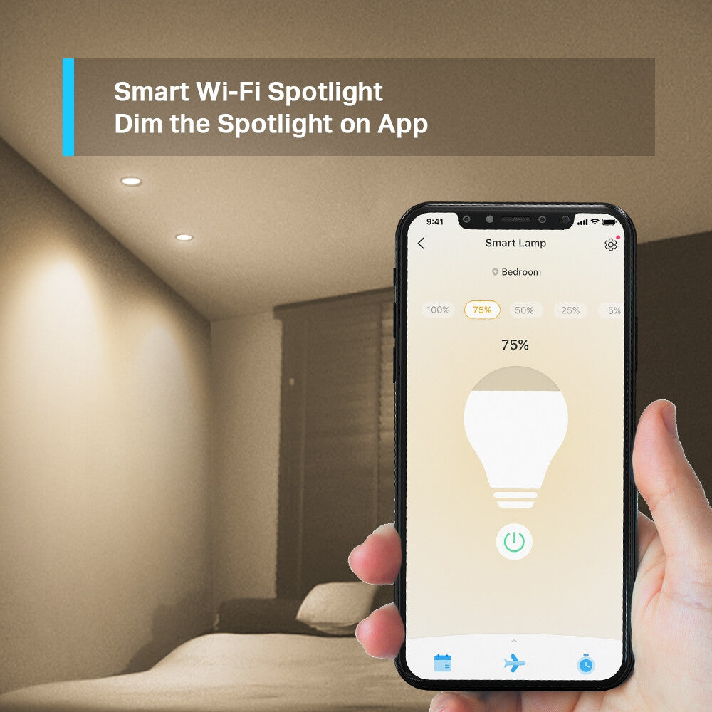 TP-Link Tapo Smart Wi-Fi Lightbulb - Dimmable - GU10 (Pack of 4)