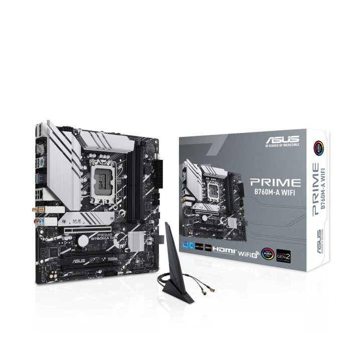 ASUS PRIME B760M-A WIFI micro ATX motherboard - Intel B760 LGA 1700
