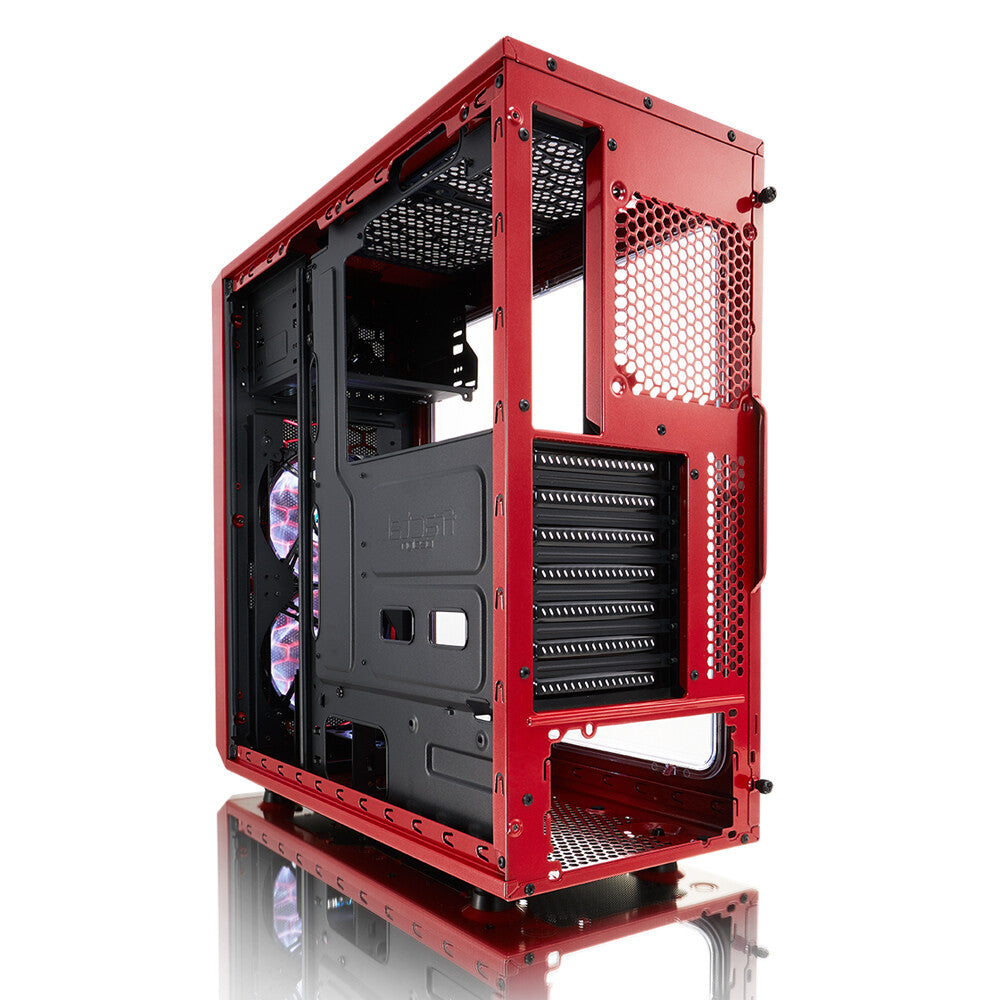 Fractal Design Focus G - ATX Mid Tower Case in Black / Red