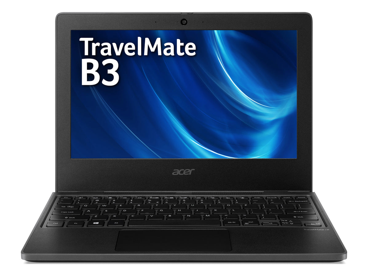 Acer TravelMate B311-32 Laptop - 29.5 cm (11.6&quot;) - Intel® Celeron® N5100 - 4 GB RAM - 128GB eMMC - Wi-Fi 6 - Windows 11 Pro Education - Black