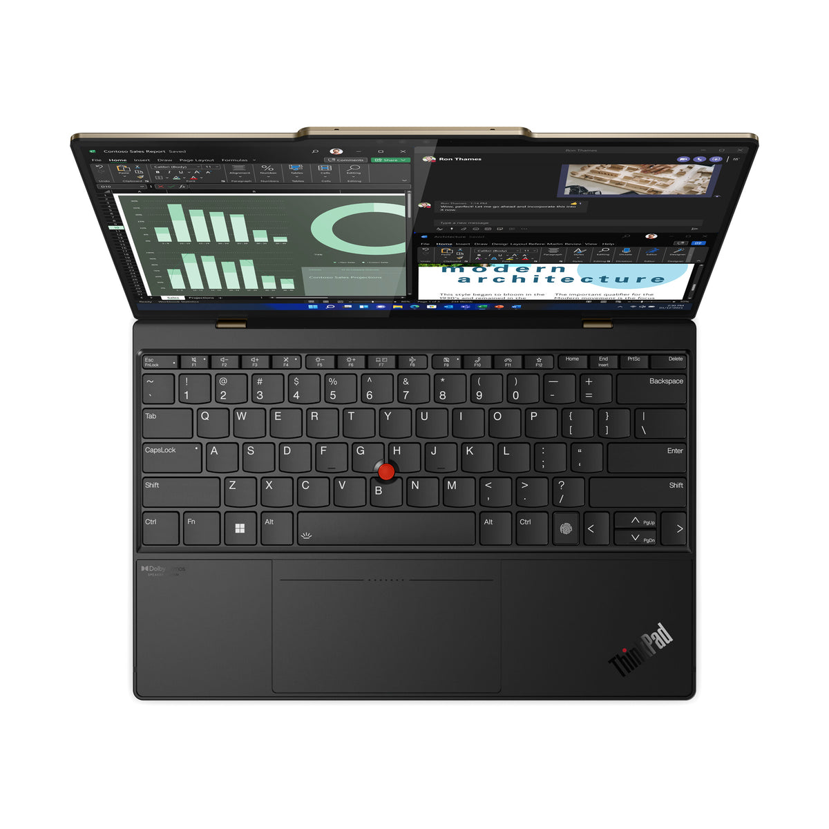 Lenovo ThinkPad Z13 Gen 1 Laptop - 33.8 cm (13.3&quot;) - Touchscreen - AMD Ryzen™ 7 PRO 6850U - 16 GB LPDDR5-SDRAM - 512 GB SSD - Wi-Fi 6E - Windows 11 Pro - Black / Bronze