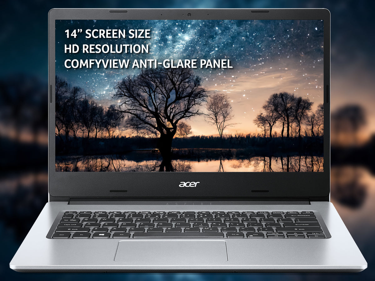 Acer Aspire 1 Laptop - 35.6 cm (14&quot;) - Intel Celeron N4500 - 4 GB DDR4-SDRAM - 64 GB eMMC - Windows 11 - Silver