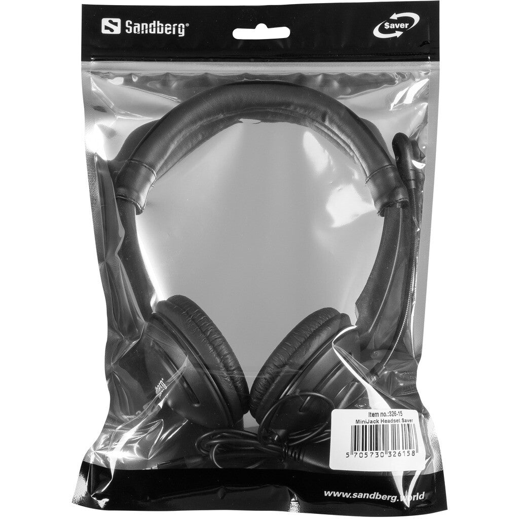 Sandberg MiniJack - Wired Headset in Black