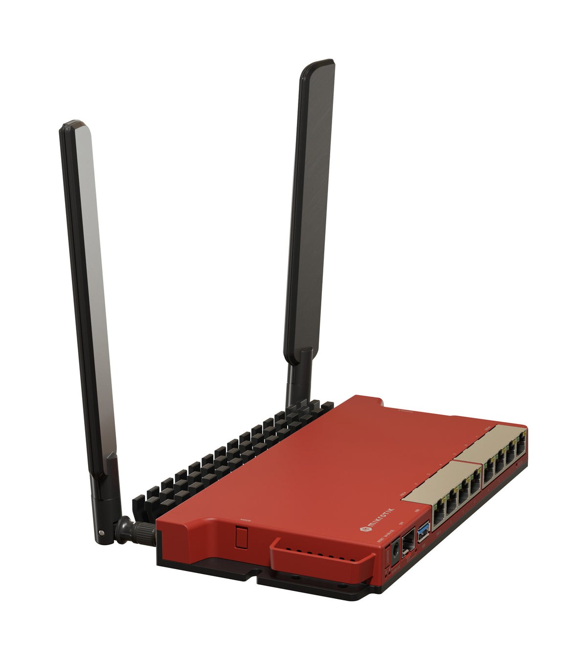 Mikrotik L009UiGS-2HaxD-IN - Gigabit Ethernet Single-band (2.4 GHz) wireless router in Red