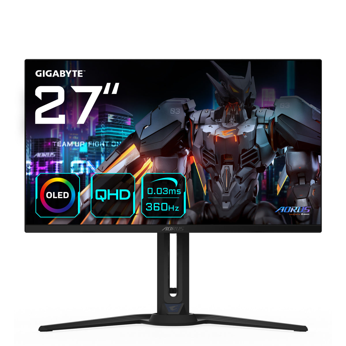 Gigabyte AORUS FO27Q3 - 68.6 cm (27&quot;) - 2560 x 1440 pixels OLED Gaming Monitor