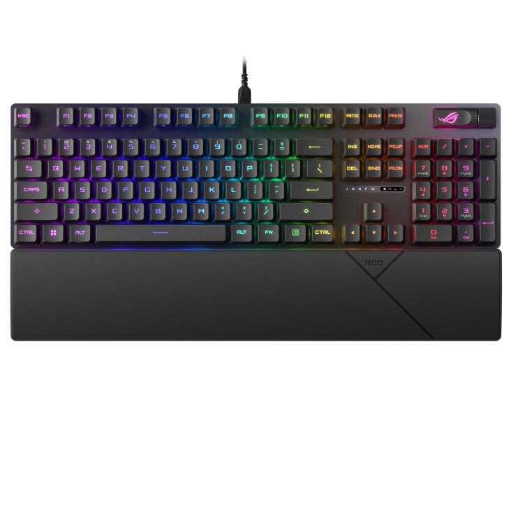 ASUS ROG STRIX SCOPE II RX - USB Wired RGB Opto-mechanical Gaming Keyboard in Black (QWERTY UK)