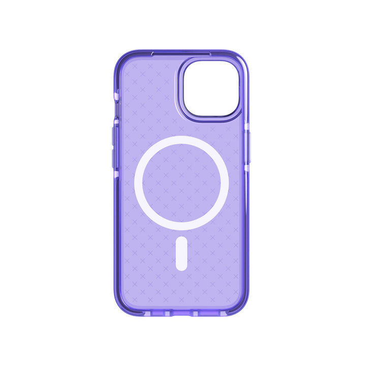 Tech21 Evo Check with MagSafe for iPhone 14 in Wondrous Purple