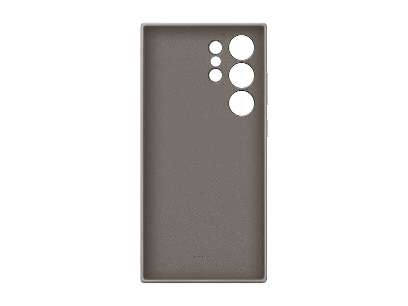 Samsung Vegan Leather Case for Galaxy S24 Ultra in Taupe