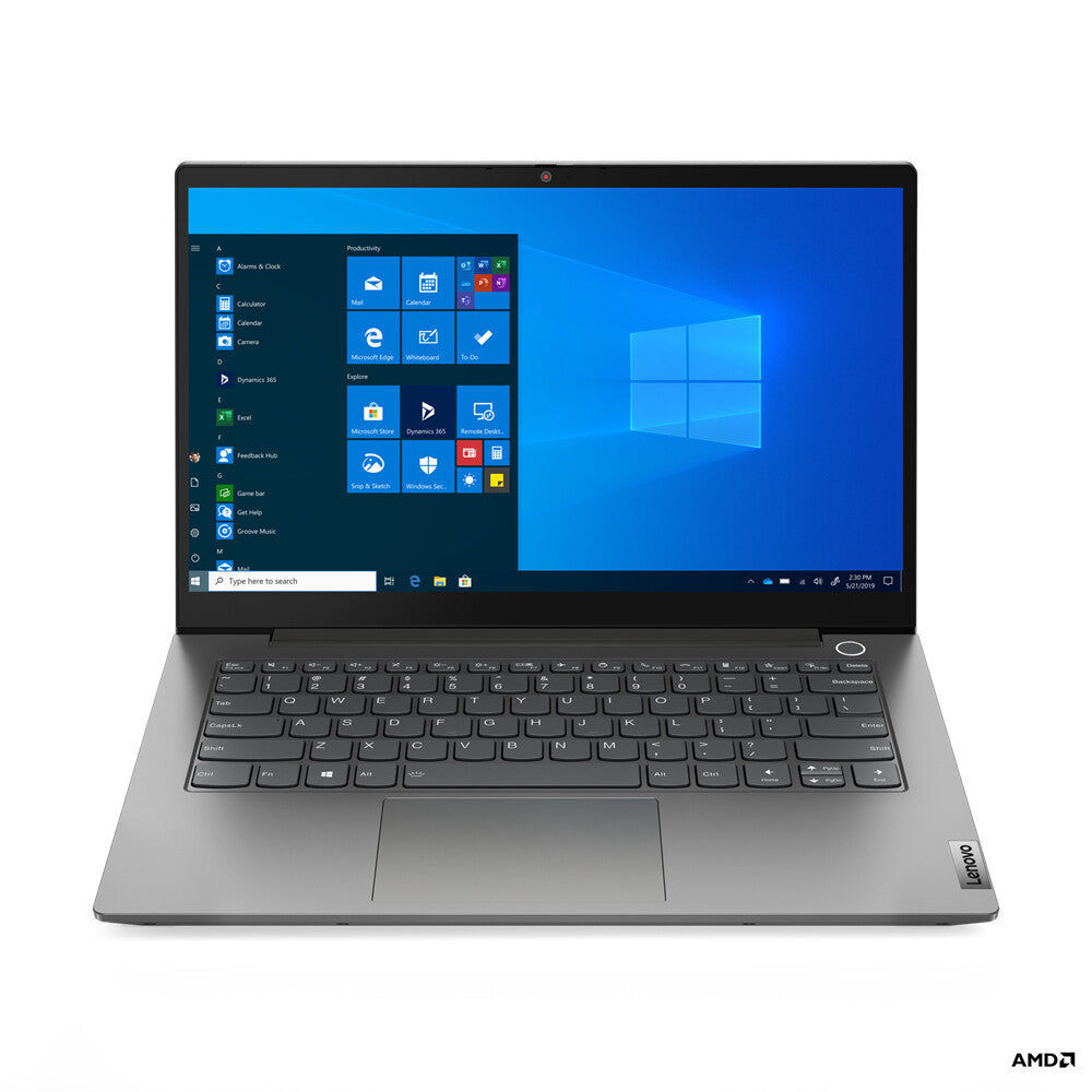 Lenovo ThinkBook 14 G3 Laptop - 35.6 cm (14&quot;) -AMD Ryzen™ 5 5500U - 8 GB DDR4-SDRAM - 256 GB SSD - Wi-Fi 6 - Windows 10 Pro - Grey