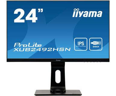 iiyama ProLite XUB2492HSN-B1 Computer Monitor 60.5 cm (23.8&quot;) 1920 x 1080 pixels Full HD LED Black