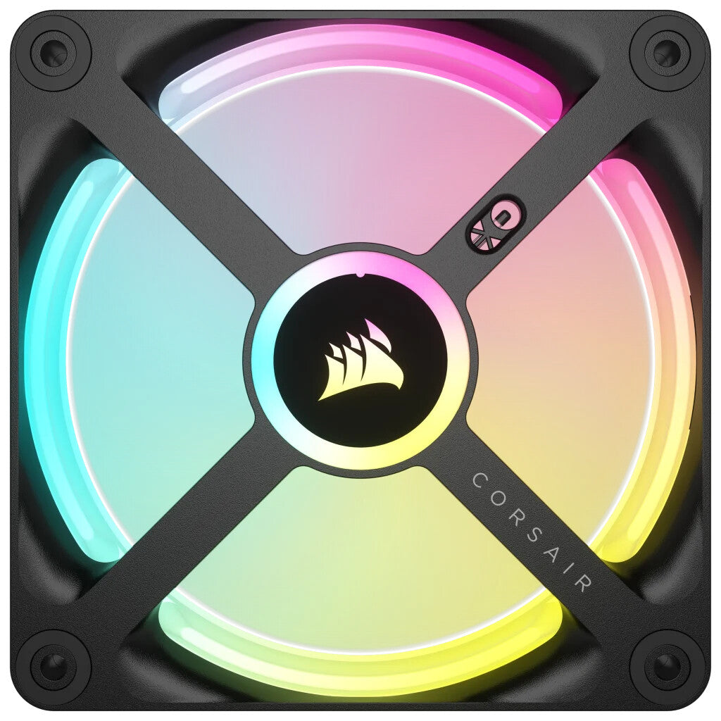 Corsair iCUE LINK QX120 RGB - Computer Case Fan in Black - 120mm (pack of 3)