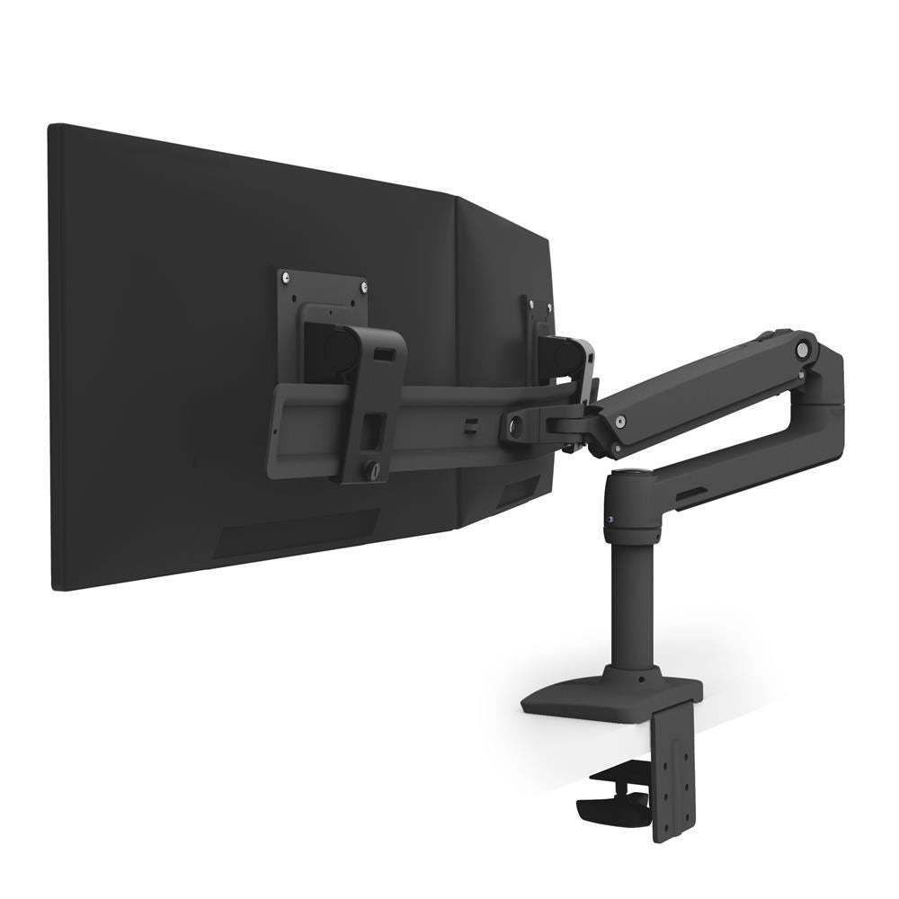 Ergotron LX Series 45-489-224 monitor mount / stand 63.5 cm (25) Black Desk&quot;