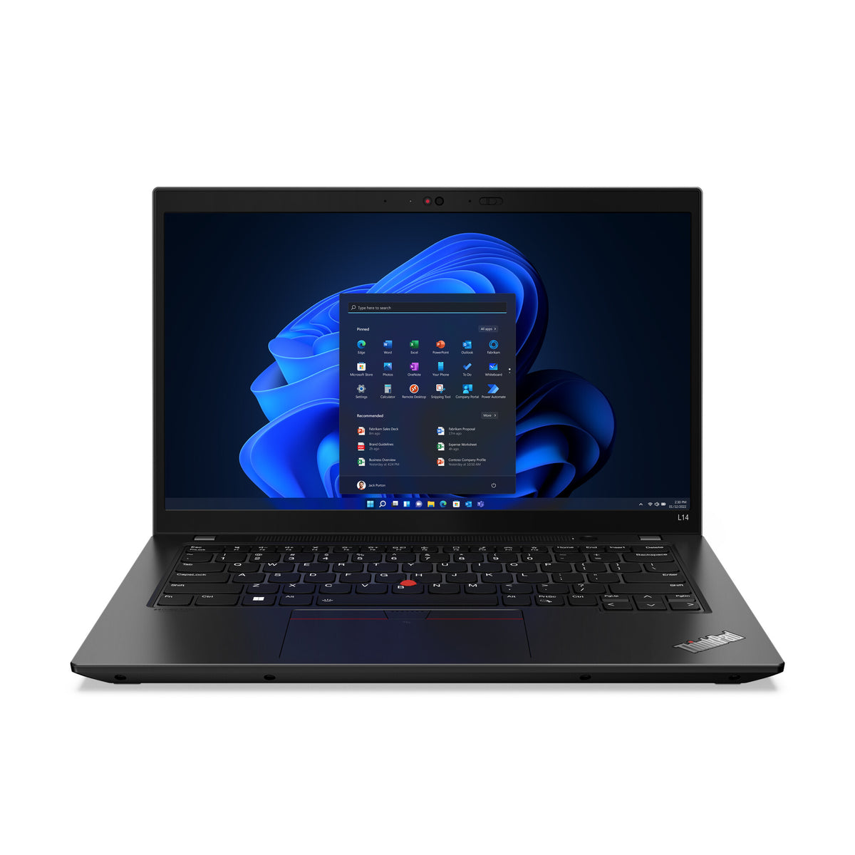 Lenovo ThinkPad L14 Gen 3 Laptop - 35.6 cm (14&quot;) - Intel® Core™ i5-1235U - 8 GB DDR4-SDRAM - 256 GB SSD - Wi-Fi 6 - Windows 11 Pro - Black