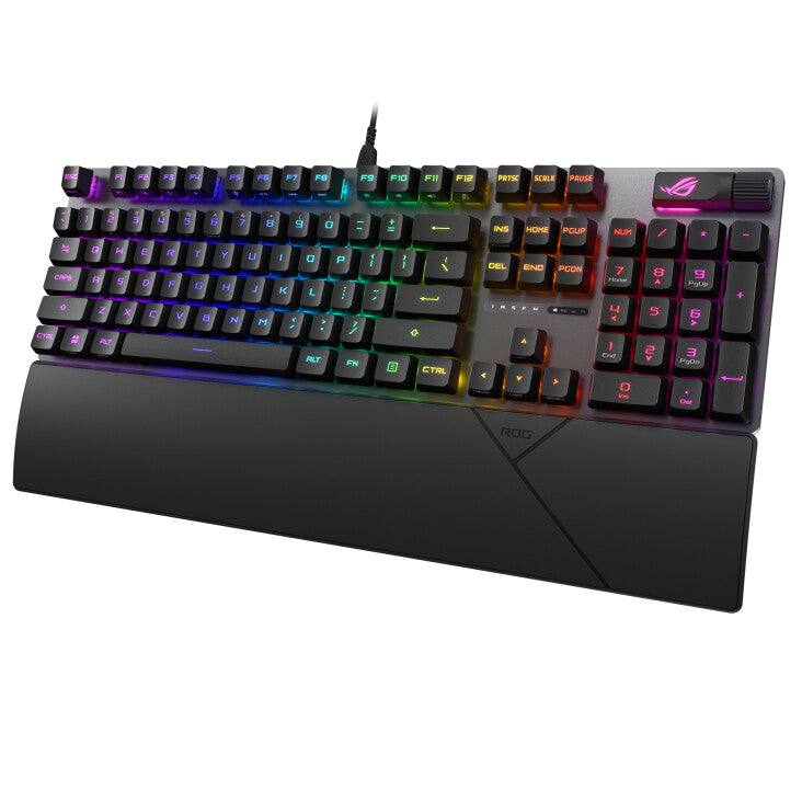 ASUS ROG STRIX SCOPE II RX - USB Wired RGB Opto-mechanical Gaming Keyboard in Black (QWERTY UK)