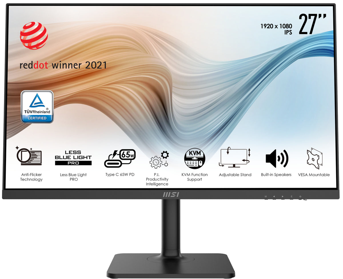 MSI Modern MD272P - 68.6cm (27&quot;) - 1920 x 1080 pixels FHD Monitor