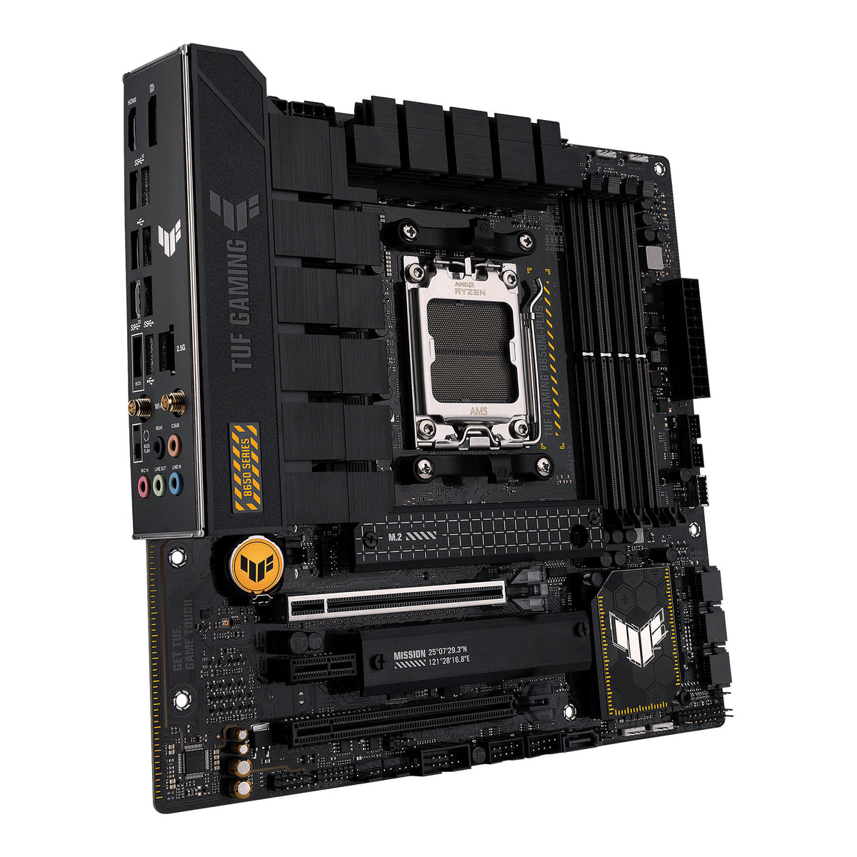 ASUS TUF GAMING B650M-PLUS WIFI micro ATX Motherboard - AMD B650 Socket AM5
