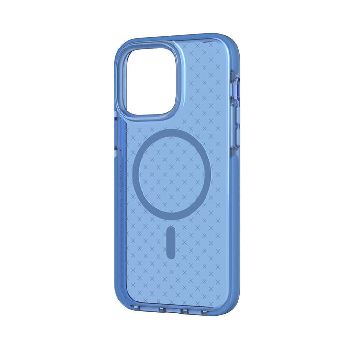 Tech21 Evo Check with MagSafe for iPhone 14 Pro Max in Tranquil Blue