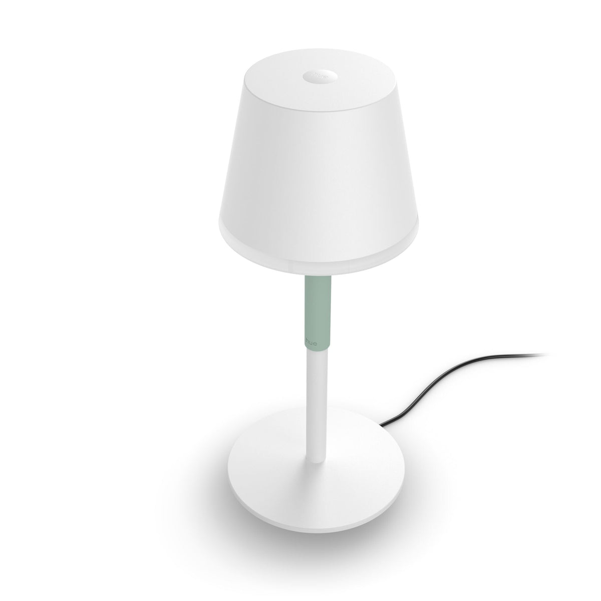 Philips Go portable table lamp in White - White and colour ambience