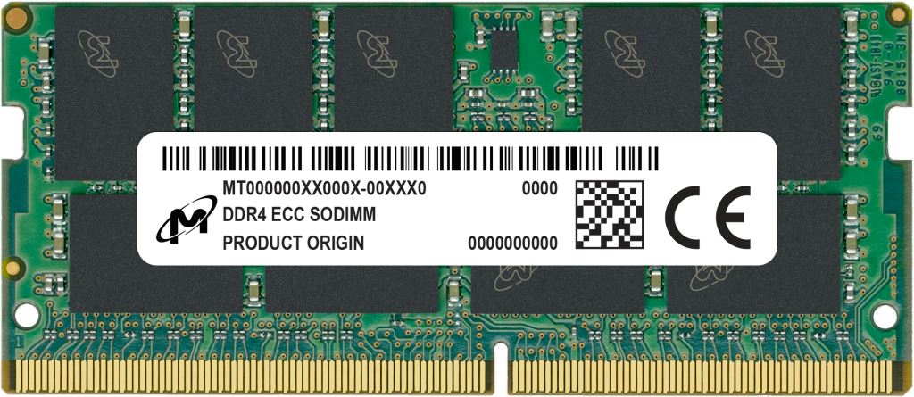Micron MTA18ASF4G72HZ-3G2R memory module 32 GB 1 x 32 GB DDR4 3200 MHz ECC