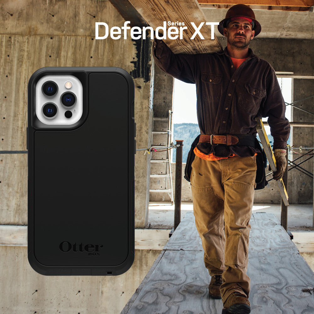 OtterBox Defender XT Series for Apple iPhone 12 / 12 Pro in Black - No Packaging