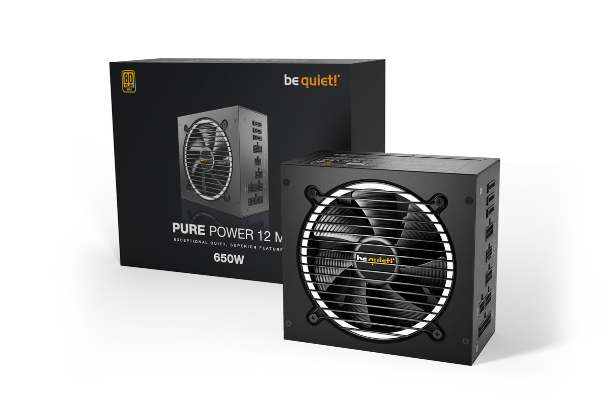 be quiet! Pure Power 12 M - 650W 80+ Gold Fully Modular Power Supply Units