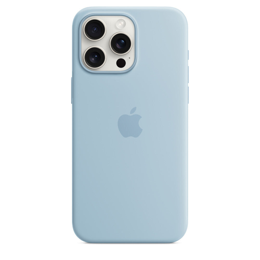 Apple MWNR3ZM/A - Silicone Case with MagSafe for iPhone 15 Pro Max in Light Blue