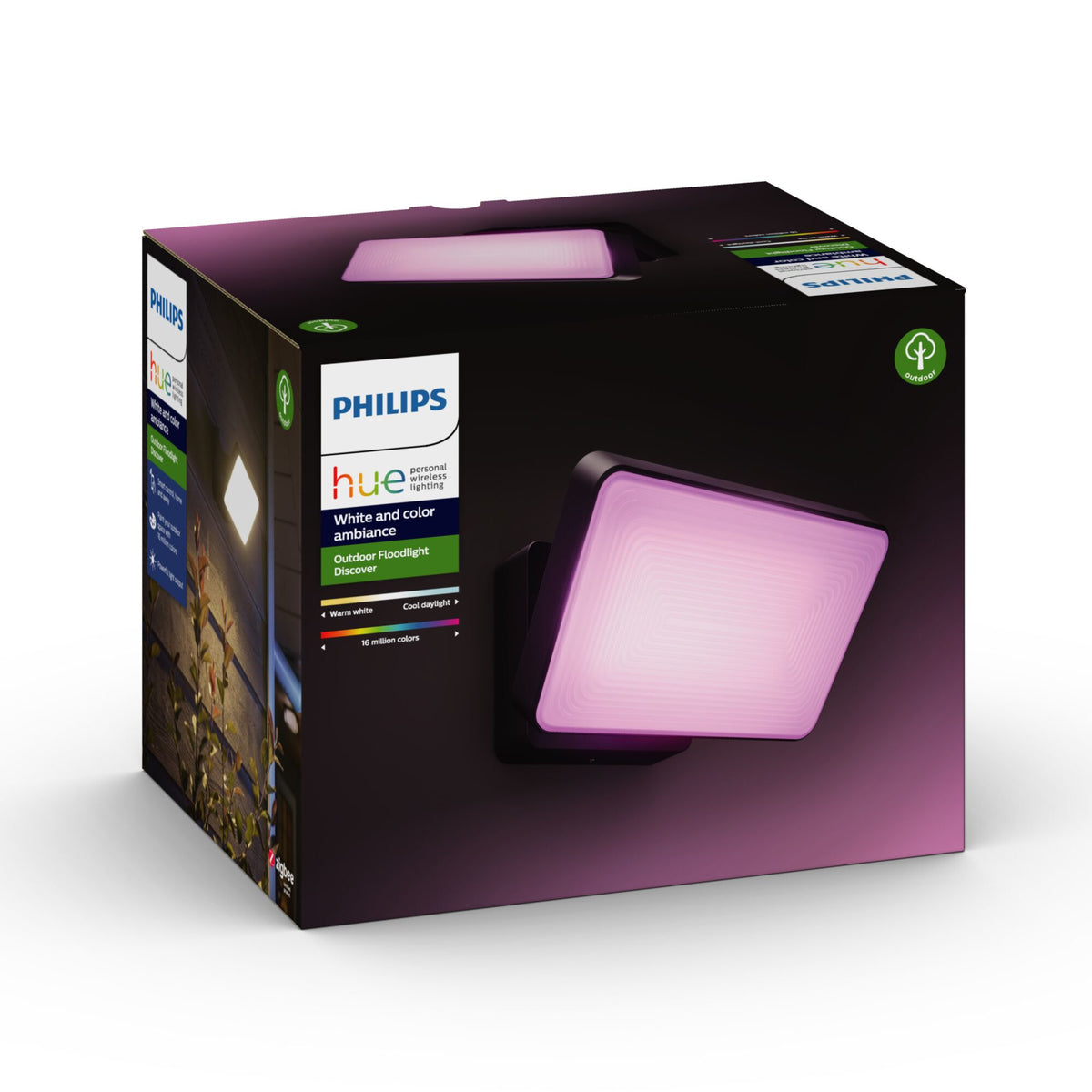 Philips Hue Discover Outdoor Floodlight - White and colour ambiance