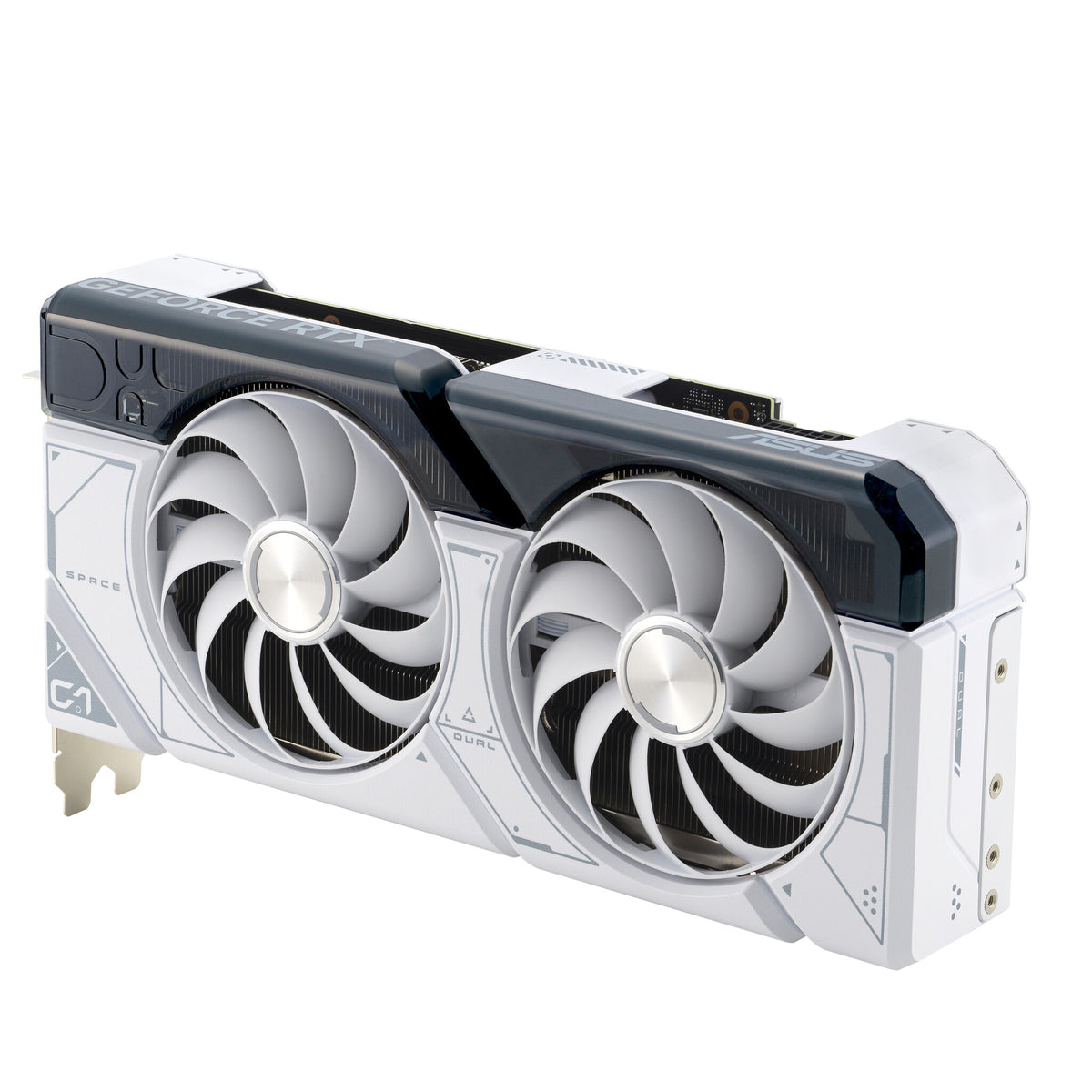 ASUS Dual White OC Edition - NVIDIA 12 GB GDDR6X GeForce RTX 4070 SUPER graphics card