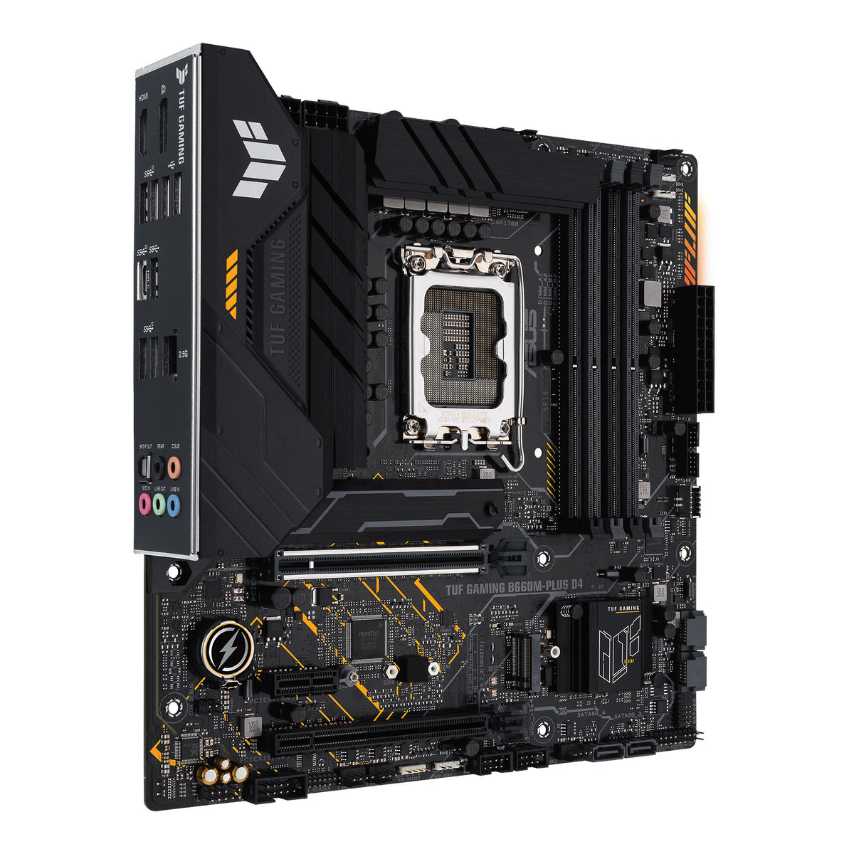 ASUS TUF GAMING B660M- PLUS D4 micro ATX motherboard - Intel B660 LGA 1700